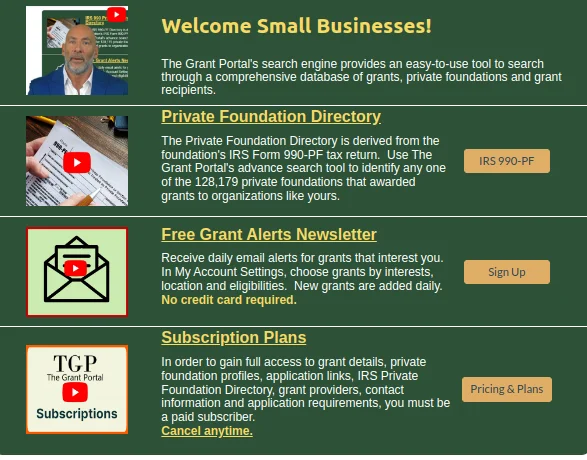 private foundation grants